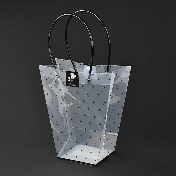 Transparent PVC Gift Bag with Handle