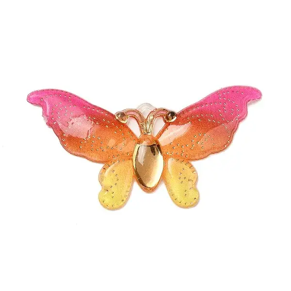 Gradient Color Resin Pendants