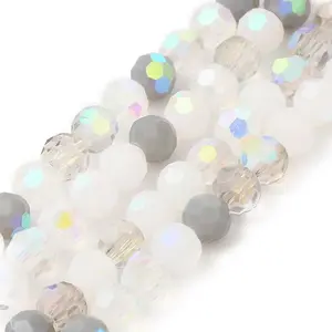 Electroplate Glass Beads Strands