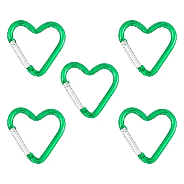 5Pcs Zinc Alloy Spring Gate Rings