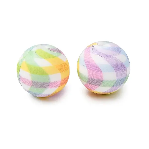 Food Grade Eco-Friendly Printed Silicone Beads