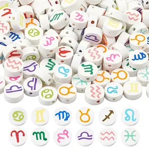 192Pcs 12 Styles Handmade Polymer Clay Beads