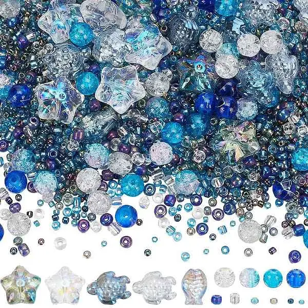 Mixed Styles Glass Beads