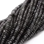 Dyed Natural Malaysia Jade Rondelle Beads Strands