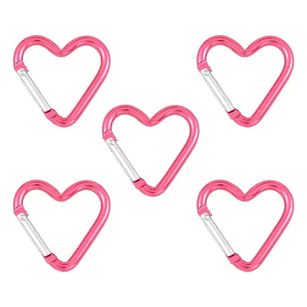 5Pcs Zinc Alloy Spring Gate Rings