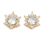 Brass Pave Cubic Zirconia Multi-Strands Links