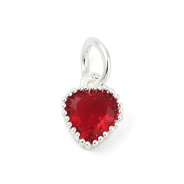 Brass Micro Pave Cubic Zirconia Pendants