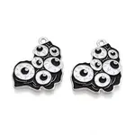 Halloween Theme Alloy and Enamel Pendants