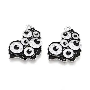 Halloween Theme Alloy and Enamel Pendants