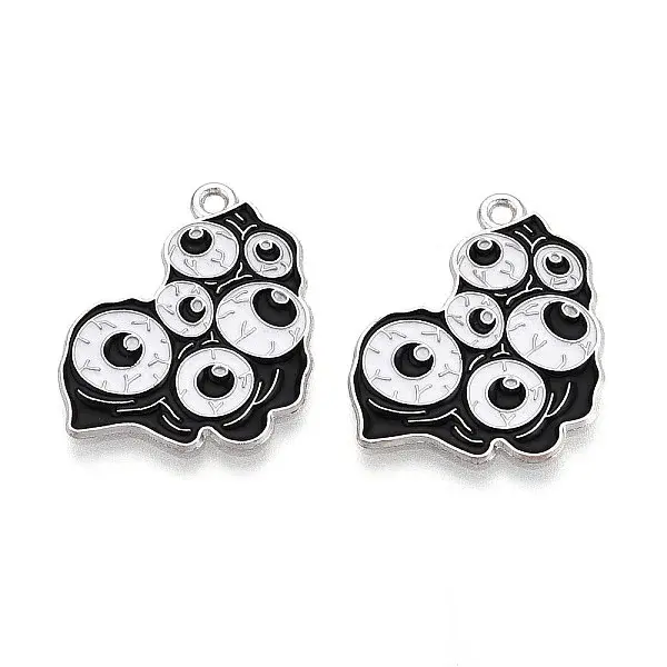 Halloween Theme Alloy and Enamel Pendants