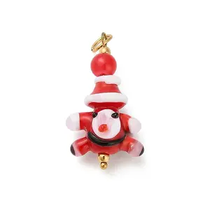 Christmas Handmade Lampwork Pendants