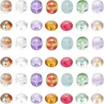 280pcs 14 Style Transparent Glass Beads