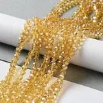 Electroplate Glass Bead Strands