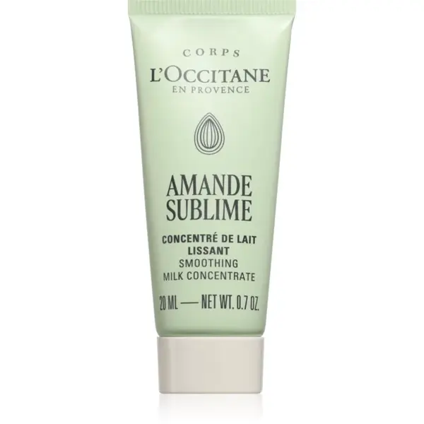 L’Occitane Amande Sublime Smoothing Milk Concentrate tělový vyhlazující krém 20 ml