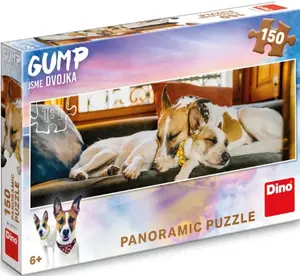 Gump Jsme dvojka Na gauči 150 panoramic Puzzle (poškozená)