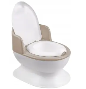 Maltex Dětský nočník, přenosná toaleta, bílá/béžová