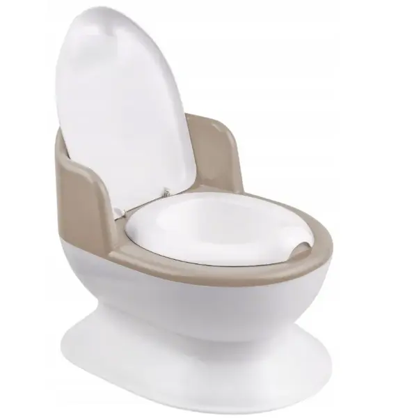 Maltex Dětský nočník, přenosná toaleta, bílá/béžová