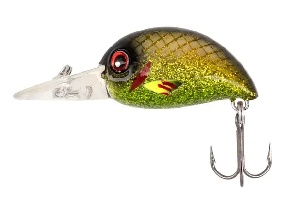 Mikado wobler shimmy dr plovoucí green olive flash 3 cm 3,3 g