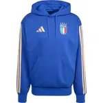 adidas FIGC DNA FL HD Pánská mikina, modrá, velikost XXXL