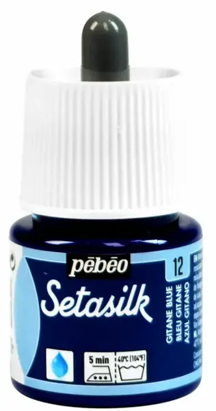 Barva na hedvábí Setasilk 45ml – 12 modrá gitane