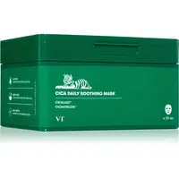 VT Cosmetics Cica Daily Soothing Mask intenzivně hydratační pleťová maska se zklidňujícím účinkem velké balení 30 ks