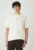 Bavlněné tričko Medicine béžová barva, s aplikací