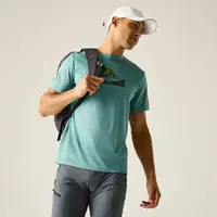Pánské funkční tričko regatta fingal tyrkysová l