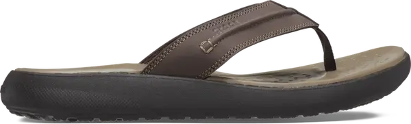 Pánské žabky crocs yukon vista ii lr flip hnědá 41-42