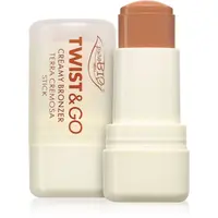 puroBIO Cosmetics Twist&Go krémový bronzer v tyčince 02 Biscuit 5 g