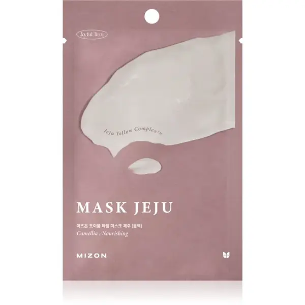 Mizon Joyful Time Jeju Camellia vyživující plátýnková maska s antioxidačním účinkem 23 g