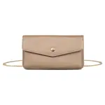 Dámska kožená kabelka na mobil a doklady Hexagona Flér - zlatá