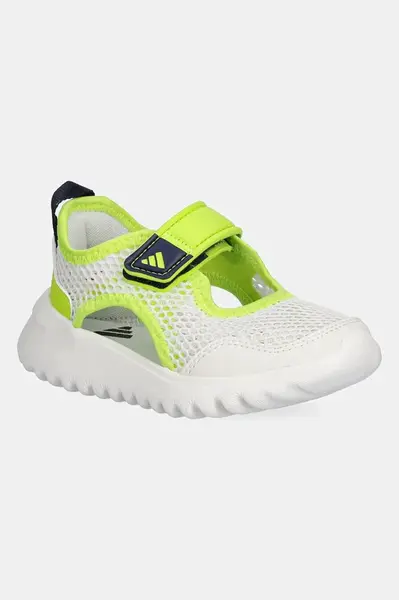 Dětské sandály adidas SUMMERFLEX zelená barva, IH1009