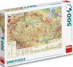 Mapa České Republiky 500 puzzle