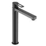 Paffoni Vallone vysoká umývadlová batéria bez výpuste čierna RIN081NO