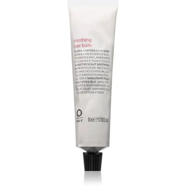 Oway soothing Hair Bath zklidňující šampon pro citlivou vlasovou pokožku 50 ml
