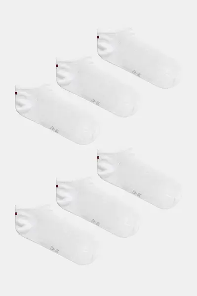 Dětské ponožky Tommy Hilfiger 6-pack bílá barva, 701222392