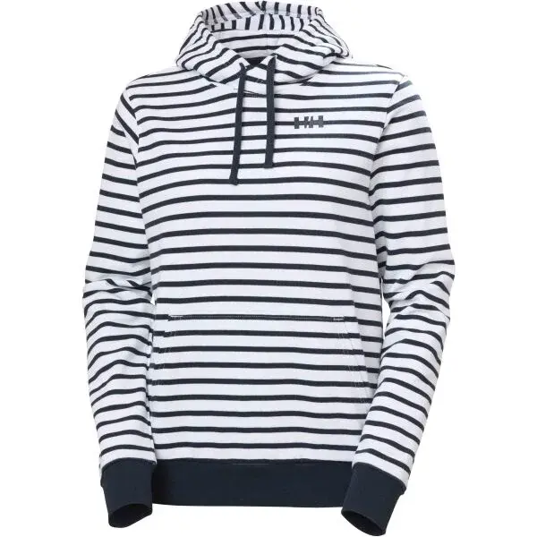 Helly Hansen W CORE GRAPHIC HOODIE Dámská bavlněná mikina, bílá, velikost
