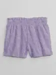 Svetlo fialové dievčenskú vzorované kraťasy Gap