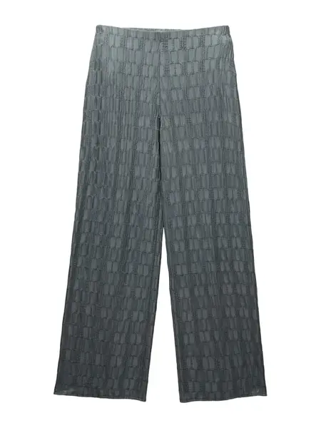 Pull&Bear Nohavice  tmavosivá