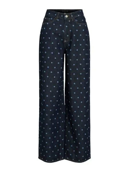 VILA Džínsy 'VIFREYA'  tmavomodrá / modrá denim