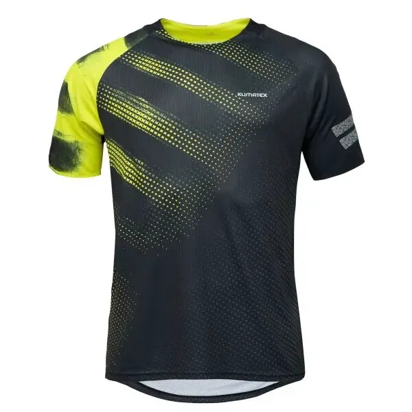 Klimatex STEEZ Pánske MTB tričko, čierna, veľkosť XXL