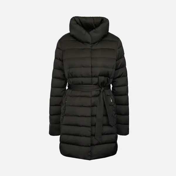 Black Women's Down Jacket Geox Bettanie - Women's