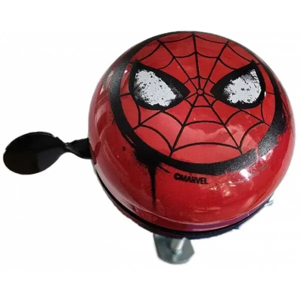 Disney SPIDERMAN PATTERN Detský zvonček na bicykel, červená, veľkosť
