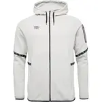 Umbro TERRACE FULL ZIP HOODIE Pánská mikina, šedá, velikost