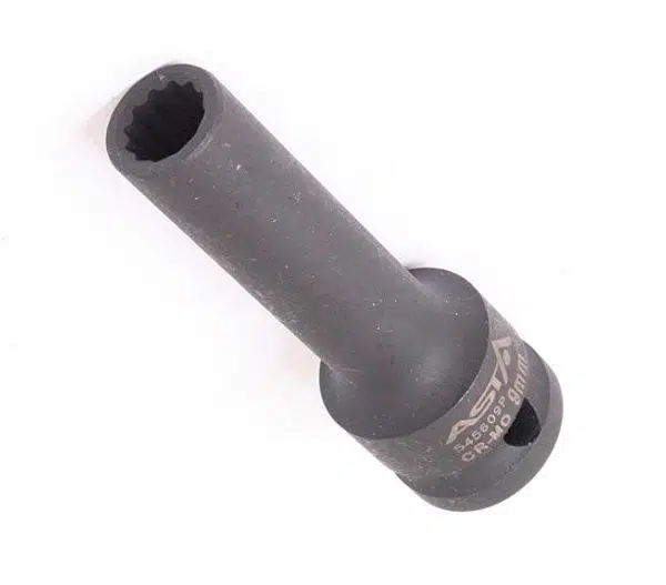 Hlavice nástrčná úderová 1/2" 27 mm, 12hranná, prodloužená 78 mm - ASTA Velikost: 9 mm
