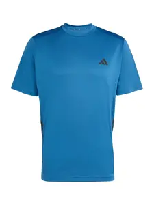 ADIDAS PERFORMANCE Funkčné tričko 'TECHESS'  modrá / čierna