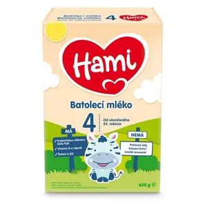 HAMI 4 Batolecí mléko od ukončeného 24. měsíce 600 g