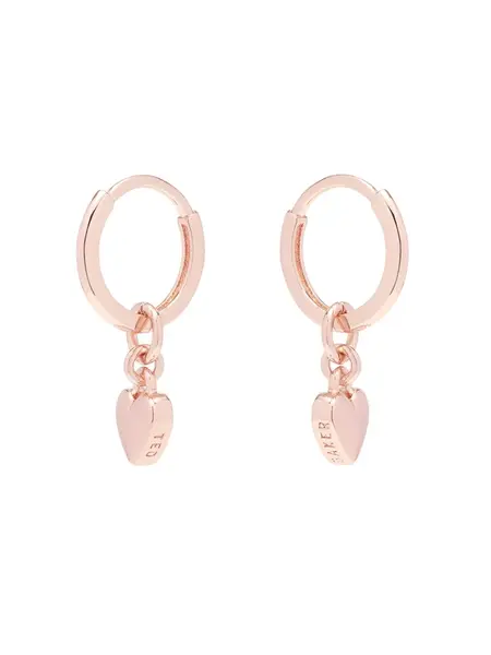 Ted Baker Náušnice 'Huggie Harrye'  ružové zlato