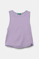 Dětský bavlněný top United Colors of Benetton