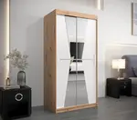 Šatní skříň Abi Ma Barva korpusu: Dub artisan, Rozměry: 250 cm, Dveře: Dub artisan